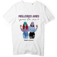Charger l'image dans la galerie, Jusqu'à 5 filles, T shirt personnalisé meilleure amie, t-shirt femme meilleures amies, meilleures amies pour la vie