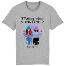 Charger l'image dans la galerie, Jusqu'à 5 filles, T shirt personnalisé meilleure amie, t-shirt femme meilleures amies, meilleures amies pour la vie