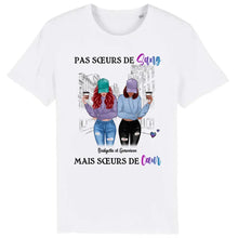 Charger l'image dans la galerie, Jusqu'à 5 filles, T shirt personnalisé meilleure amie, t-shirt femme meilleures amies, sœurs de cœur