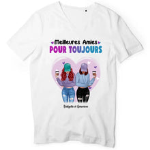 Charger l'image dans la galerie, Jusqu'à 5 filles, T shirt personnalisé meilleure amie, t-shirt femme meilleures amies