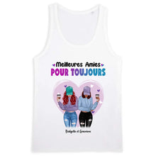 Charger l'image dans la galerie, Jusqu'à 5 filles, T shirt personnalisé meilleure amie, t-shirt femme meilleures amies