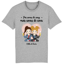 Charger l'image dans la galerie, T shirt personnalisé meilleure amie, t-shirt femme meilleures amies, sœurs de cœur