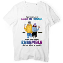 Charger l'image dans la galerie, Jusqu'à 3 personnes, t shirt personnalisé meilleure amie, t shirt bff, amis homme et femme