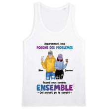 Charger l'image dans la galerie, Jusqu'à 3 personnes, t shirt personnalisé meilleure amie, t shirt bff, amis homme et femme