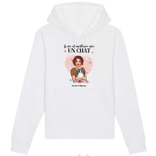 Charger l'image dans la galerie, Jusqu'à 5 chats, Sweat personnalisé femme chat, Pull maman chat, la vie est meilleure avec les chats