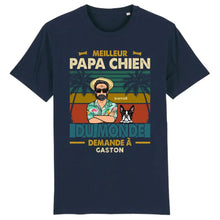 Charger l'image dans la galerie, Jusqu'à 4 chiens, t shirt personnalisé chien, tee shirt chien hommes, papa chien