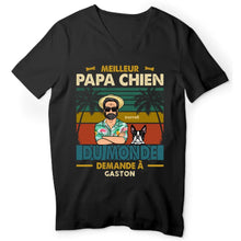 Charger l'image dans la galerie, Jusqu'à 4 chiens, t shirt personnalisé chien, tee shirt chien hommes, papa chien