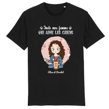 Charger l'image dans la galerie, Jusqu'à 9 chiens, t shirt personnalisé chien, tee shirt femme chiens, maman chien, juste une fille qui aime les chiens