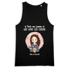 Charger l'image dans la galerie, Jusqu'à 9 chiens, t shirt personnalisé chien, tee shirt femme chiens, maman chien, juste une fille qui aime les chiens