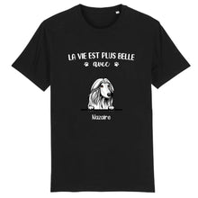 Charger l'image dans la galerie, Jusqu'à 9 chiens, t shirt personnalisé chien, t shirt maman chien, La vie plus belle avec des chiens