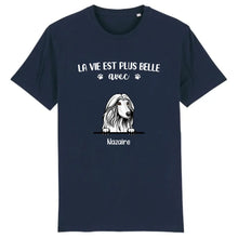 Charger l'image dans la galerie, Jusqu'à 9 chiens, t shirt personnalisé chien, t shirt maman chien, La vie plus belle avec des chiens