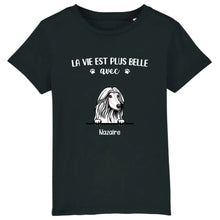 Charger l'image dans la galerie, Jusqu'à 9 chiens, t shirt personnalisé chien, t shirt maman chien, La vie plus belle avec des chiens