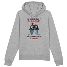 Charger l'image dans la galerie, Jusqu'à 3 filles, pull personnalisé meilleure amie, sweat bff pour 2, Sweat-shirt assorti pour les meilleures amies