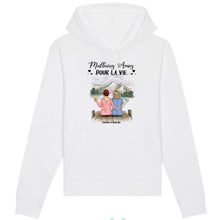 Charger l'image dans la galerie, Jusqu'à 5 filles, Sweat bff, pull personnalisé meilleure amie, meilleurs amis pour la vie
