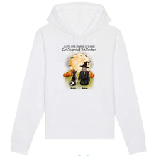Charger l'image dans la galerie, Jusqu'à 6 chiens, Sweat à capuche personnalisé chien, Halloween Maman chien, Sweat à capuche chat femme