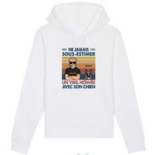 Charger l'image dans la galerie, Jusqu'à 4 chiens, Pull personnalisé chien, sweat homme papa chien, nom et design personnalisés