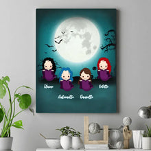 Charger l'image dans la galerie, Jusqu'à 9 enfants, toile personnalisée, costume d'Halloween pour enfants, cadeau pour grand-mère, maman, famille