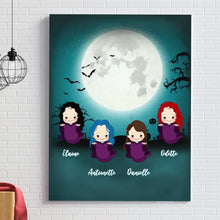 Charger l'image dans la galerie, Jusqu'à 9 enfants, toile personnalisée, costume d'Halloween pour enfants, cadeau pour grand-mère, maman, famille