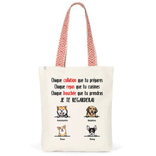 Charger l'image dans la galerie, Jusqu'à 6 chiens, Sac fourre-tout chien personnalisé, maman chien, papa chien, Sac fourre-tout personnalisé chien