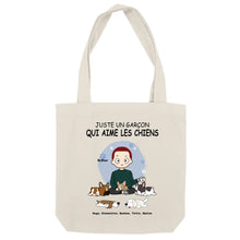 Charger l'image dans la galerie, Jusqu'à 5 chiens, Sac fourre-tout personnalisé chien, Sac fourre-tout papa chien, la vie est meilleure avec les chiens