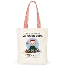 Charger l'image dans la galerie, Jusqu'à 5 chiens, Sac fourre-tout personnalisé chien, Sac fourre-tout papa chien, la vie est meilleure avec les chiens