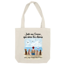 Charger l'image dans la galerie, Jusqu'à 9 chiens, Sac fourre-tout personnalisé chien, Sac fourre-tout maman chien, amoureux des chiens