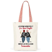 Charger l'image dans la galerie, Jusqu'à 3 filles, Sac fourre-tout personnalisé meilleure amie, bff pour 2, Cadeaux aux meilleurs amis