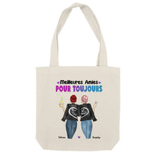 Charger l'image dans la galerie, Jusqu'à 3 filles, Sac fourre-tout bff pour 3, Sac fourre-tout personnalisé meilleure amie, meilleurs amis pour la vie