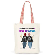 Charger l'image dans la galerie, Jusqu'à 3 filles, Sac fourre-tout bff pour 3, Sac fourre-tout personnalisé meilleure amie, meilleurs amis pour la vie