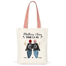 Charger l'image dans la galerie, Jusqu'à 3 filles, Sac fourre-tout bff pour 3, Sac fourre-tout personnalisé meilleure amie, meilleurs amis pour la vie