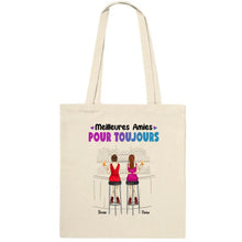 Charger l'image dans la galerie, Jusqu'à 6 filles, Sac fourre-tout bff, Sac fourre-tout personnalisé meilleure amie, meilleurs amis pour la vie