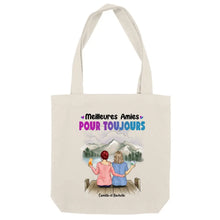 Charger l'image dans la galerie, Jusqu'à 5 filles, Sac fourre-tout bff, Sac fourre-tout personnalisé meilleure amie, meilleurs amis pour la vie