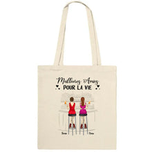 Charger l'image dans la galerie, Jusqu'à 6 filles, Sac fourre-tout bff, Sac fourre-tout personnalisé meilleure amie, meilleurs amis pour la vie