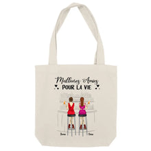 Charger l'image dans la galerie, Jusqu'à 6 filles, Sac fourre-tout bff, Sac fourre-tout personnalisé meilleure amie, meilleurs amis pour la vie