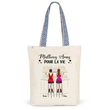 Charger l'image dans la galerie, Jusqu'à 6 filles, Sac fourre-tout bff, Sac fourre-tout personnalisé meilleure amie, meilleurs amis pour la vie