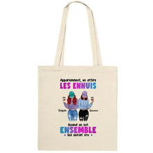 Charger l'image dans la galerie, Jusqu'à 5 filles, Sac fourre-tout bff, Sac fourre-tout personnalisé meilleure amie, cadeau pour les amis