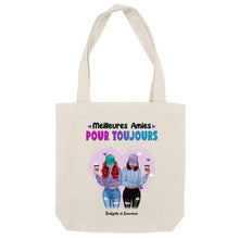 Charger l'image dans la galerie, Jusqu'à 5 filles, Sac fourre-tout bff, Sac fourre-tout personnalisé meilleure amie, cadeau pour les amis