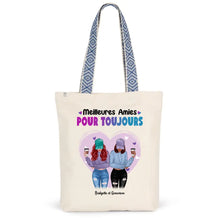 Charger l'image dans la galerie, Jusqu'à 5 filles, Sac fourre-tout bff, Sac fourre-tout personnalisé meilleure amie, cadeau pour les amis