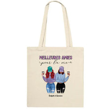 Charger l'image dans la galerie, Jusqu'à 5 filles, Sac fourre-tout bff, Sac fourre-tout personnalisé meilleure amie, meilleurs amis pour la vie