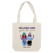 Charger l'image dans la galerie, Jusqu'à 5 filles, Sac fourre-tout bff, Sac fourre-tout personnalisé meilleure amie, meilleurs amis pour la vie