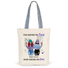 Charger l'image dans la galerie, Jusqu'à 5 filles, Sac fourre-tout sœurs, Sac fourre-tout personnalisé meilleure amie, sœurs de cœur