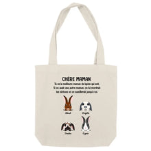 Charger l'image dans la galerie, Jusqu'à 9 lapins, Sac fourre-tout personnalisé lapins, maman lapin, noms et motifs personnalisés