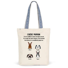 Charger l'image dans la galerie, Jusqu'à 9 lapins, Sac fourre-tout personnalisé lapins, maman lapin, noms et motifs personnalisés
