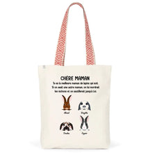 Charger l'image dans la galerie, Jusqu'à 9 lapins, Sac fourre-tout personnalisé lapins, maman lapin, noms et motifs personnalisés