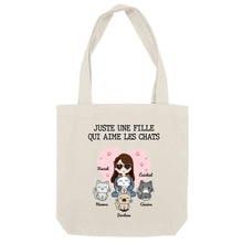 Charger l'image dans la galerie, Jusqu'à 9 chats, Sac fourre-tout personnalisé chat, maman chat, Sac fourre-tout humour chat femme