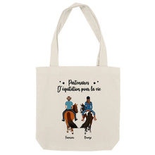 Charger l'image dans la galerie, Jusqu'à 3 personnes, Sac fourre-tout personnalisé cheval, Sac fourre-tout cheval, Partenaires d'équitation pour la vie