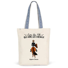 Charger l'image dans la galerie, Jusqu'à 3 chevaux, Sac fourre-tout personnalisé cheval, Sac fourre-tout cheval, Partenaires d'équitation pour la vie