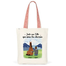 Charger l'image dans la galerie, Sac fourre-tout chien, juste un garçon/homme qui aime les chiens. Tote bag personnalisé, jusqu'à 9 chiens