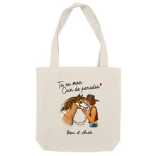 Charger l'image dans la galerie, Sac fourre-tout personnalisé cheval, Sac fourre-tout cheval, maman cheval, Tu es mon coin de paradis