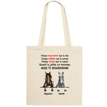 Charger l'image dans la galerie, Jusqu'à 3 chevaux, Sac fourre-tout personnalisé cheval, cheval humour, Chaque mouvement que tu fais